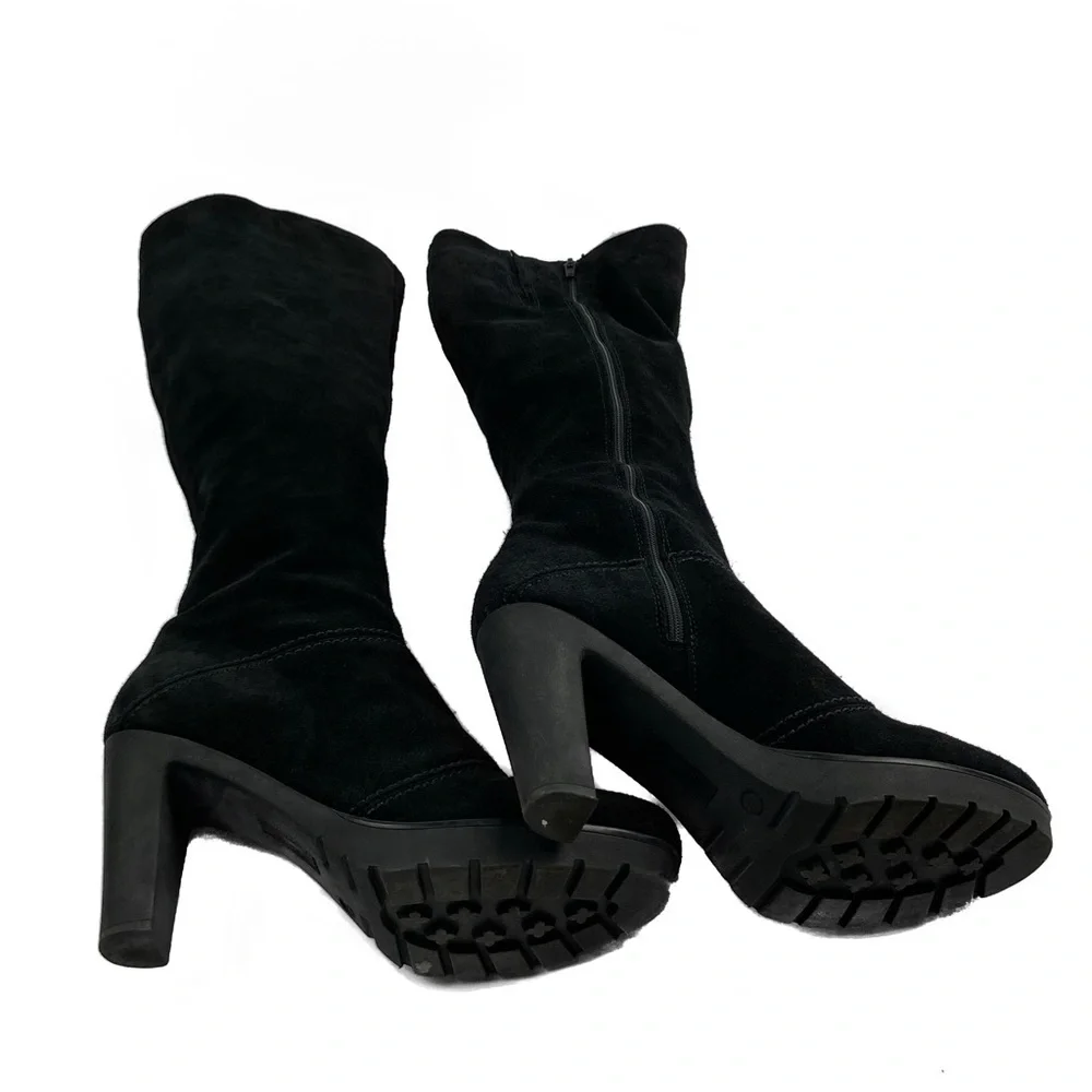 La Canadienne Black Over The Knee Boots